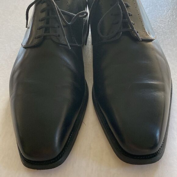 JM Weston Men’s Black Leather Derbys Size 7 UK or about Size 8 US.Made in France - Picture 2 of 14